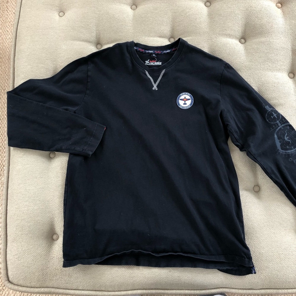 Blue Red Bull Air Race Mens XL Long Sleeve Tee